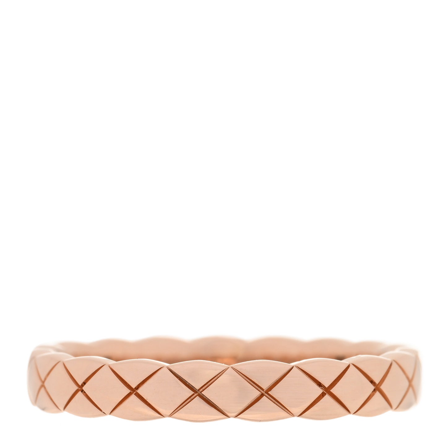 18K Beige Gold Mini Coco Crush Ring 54 6.75