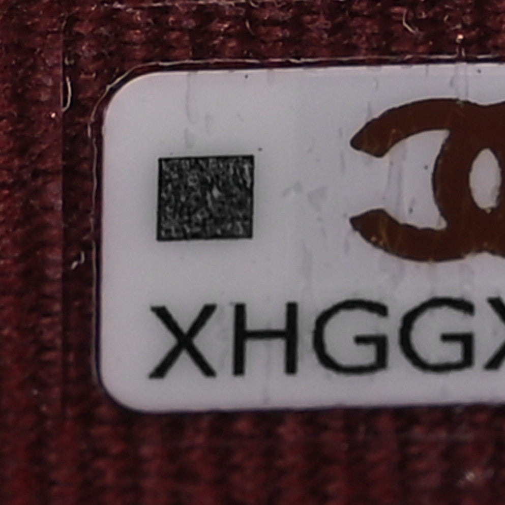 Lambskin Quilted CC Pearl Enamel Clutch on Chain WOC Black