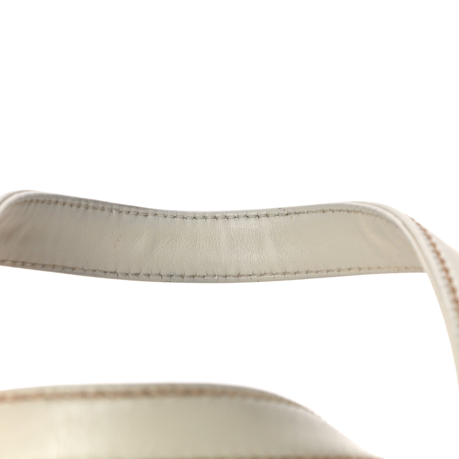 Chanel Calfskin Wild Stitch Top Handle Bag White 21 of 24