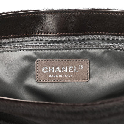 Chanel Pony Hair Sharpei Flap Tote Black 6 of 11
