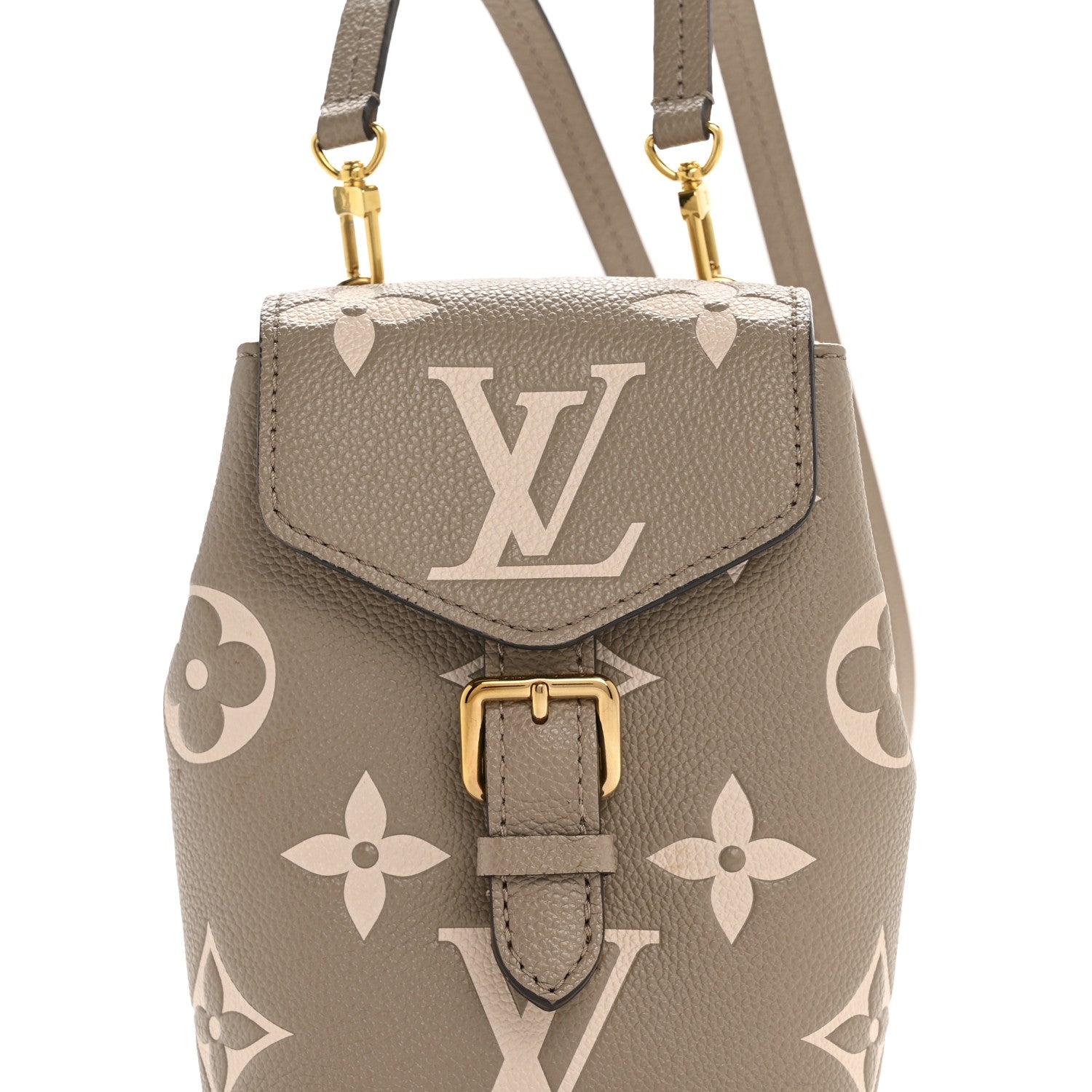 Louis Vuitton Empreinte Monogram Giant Tiny Backpack Tourterelle Cream 7 of 10