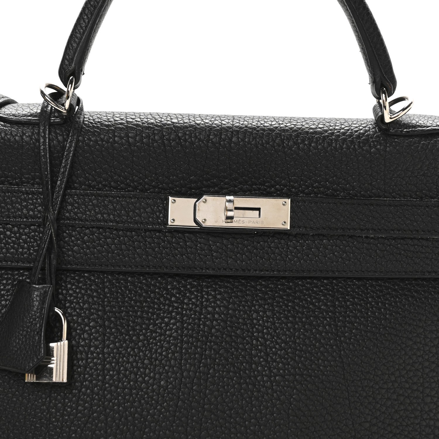 Hermes Fjord Kelly Retourne 35 Black 8 of 12