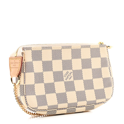 Louis Vuitton Damier Azur Mini Pochette Accessories 3 of 7