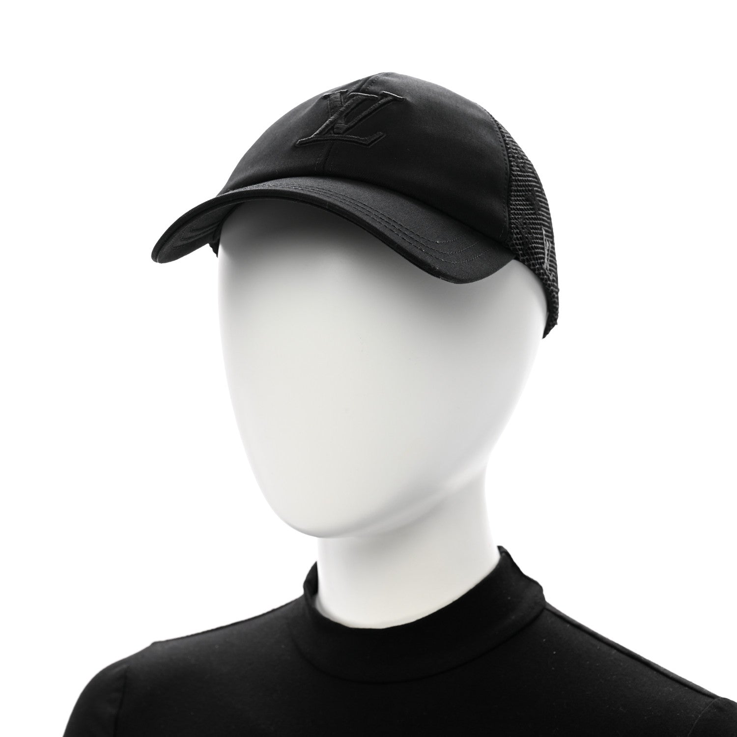 Louis Vuitton Cotton Mesh LV Signature Cap L Black 2 of 10