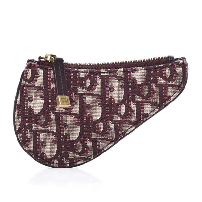 Christian Dior Oblique Saddle Coin Purse Bordeaux 7 of 11