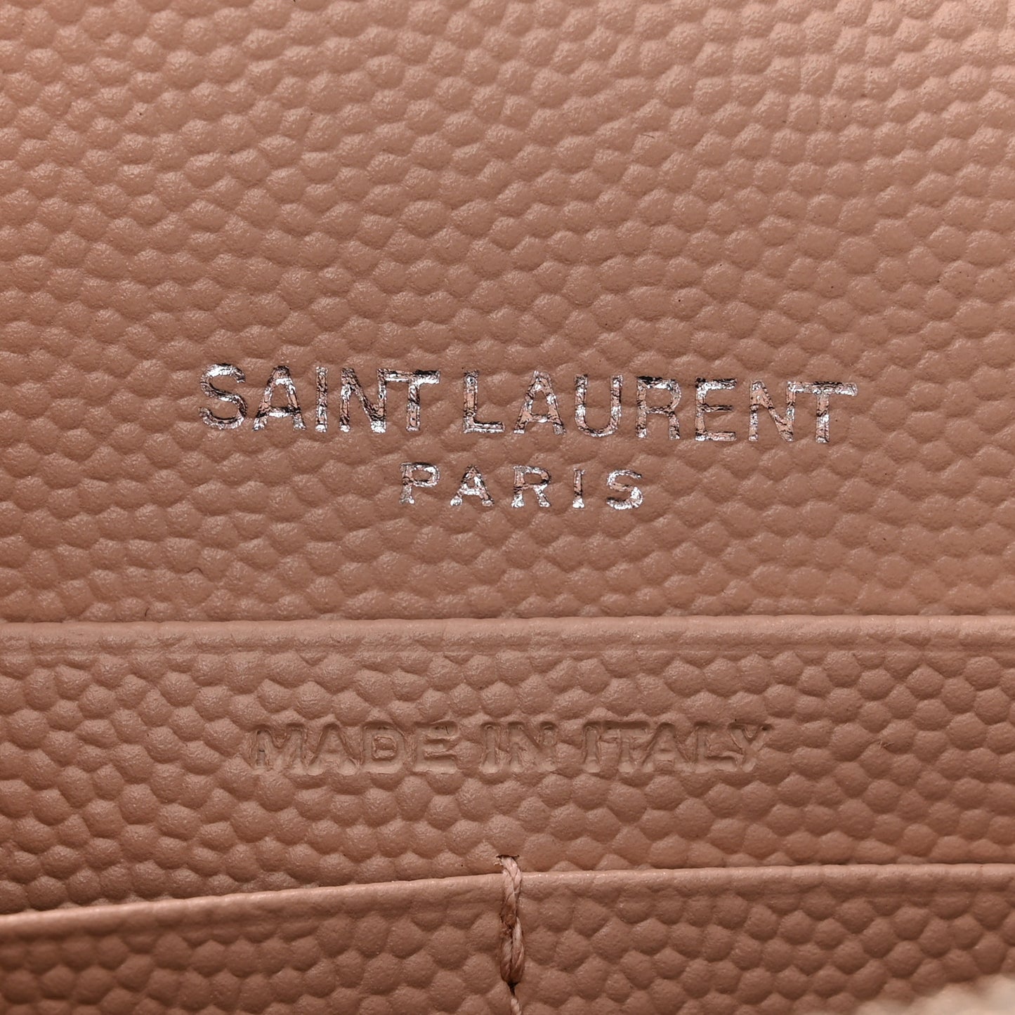 Grain De Poudre Classic Monogram Kate Tassel Chain Wallet Marble Pink