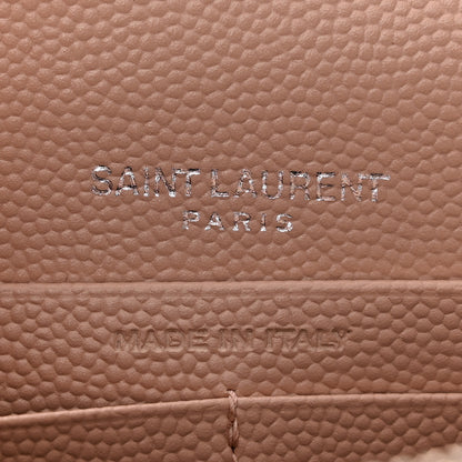 Saint Laurent Grain De Poudre Classic Monogram Kate Tassel Chain Wallet Marble Pink 6 of 10