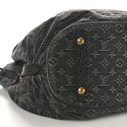 Louis Vuitton Denim Mahina XL Black 8 of 9