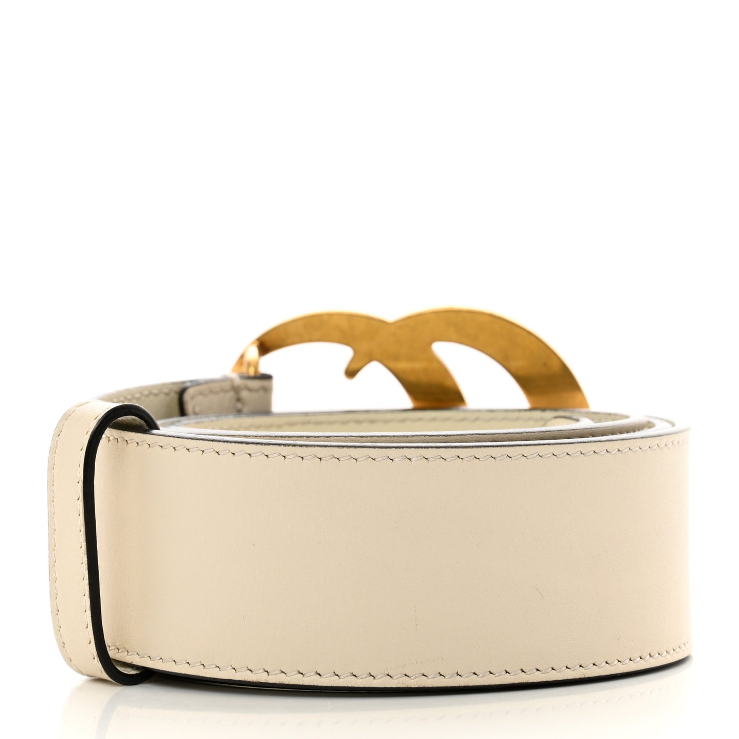 Calfskin Double G 40mm Belt 90 36 White