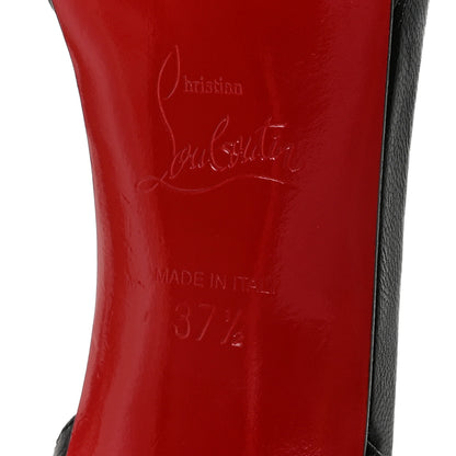 Christian Louboutin Nappa Loubi Queen 120 Strap Sandals 37.5 Black 7 of 8