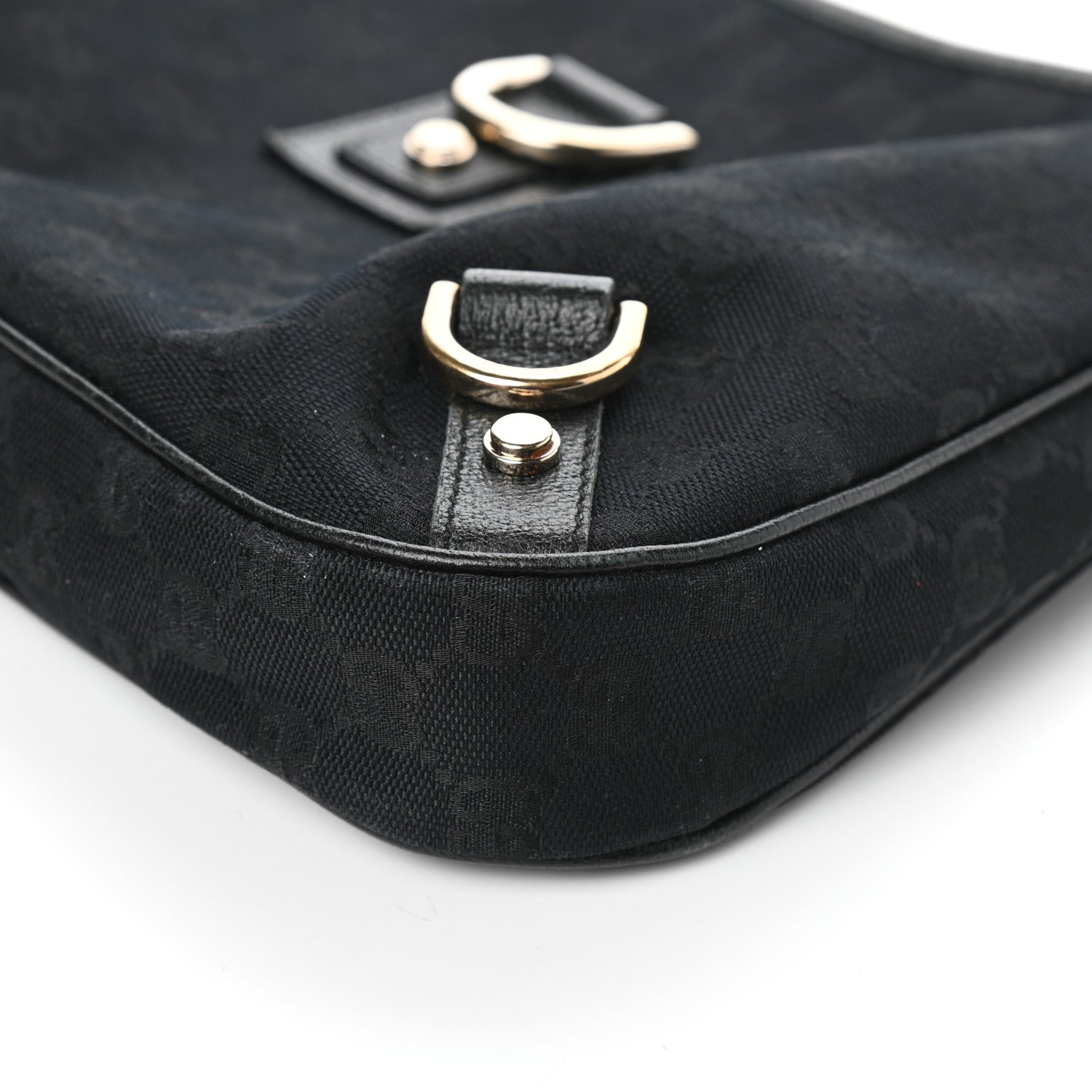 Gucci Monogram Medium Abbey D Ring Hobo Black 9 of 9
