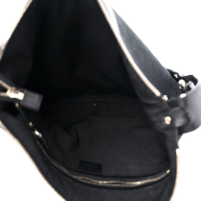 Gucci Monogram Pelham Studded Shoulder Bag Black 5 of 12