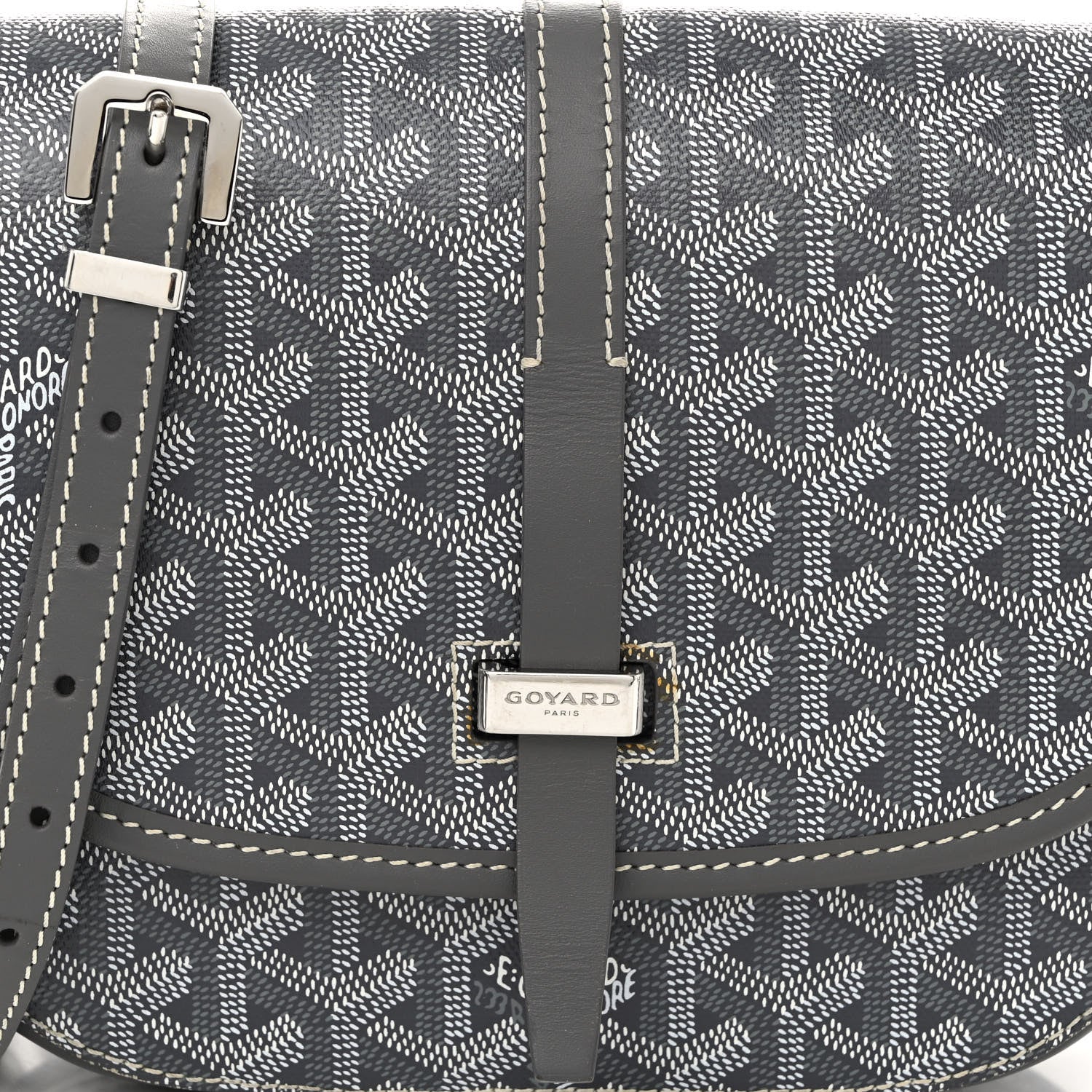 Goyard Goyardine Belvedere II PM Messenger Bag Gray 7 of 9