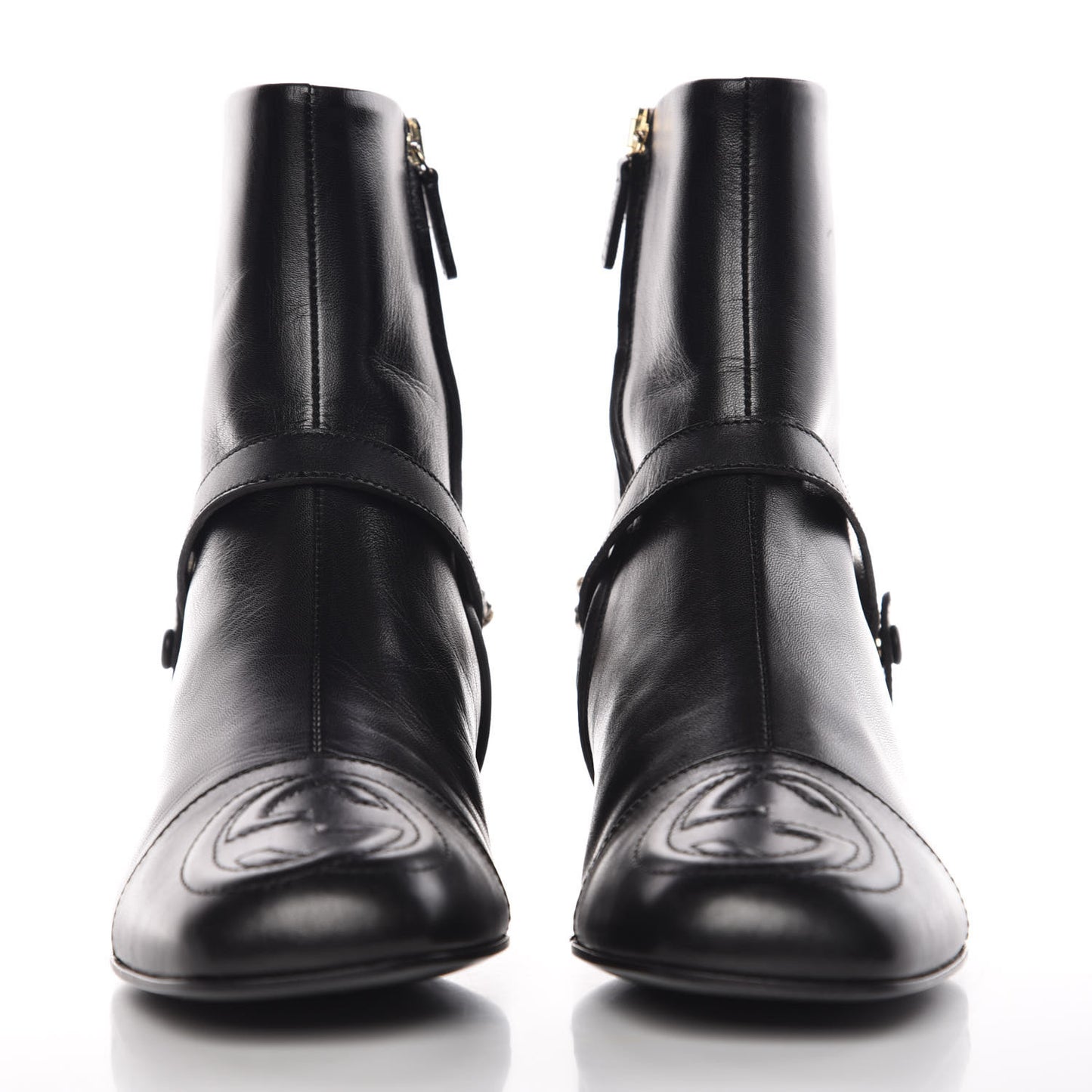 Malaga Kid Calfskin Soho Boots 36.5 Black