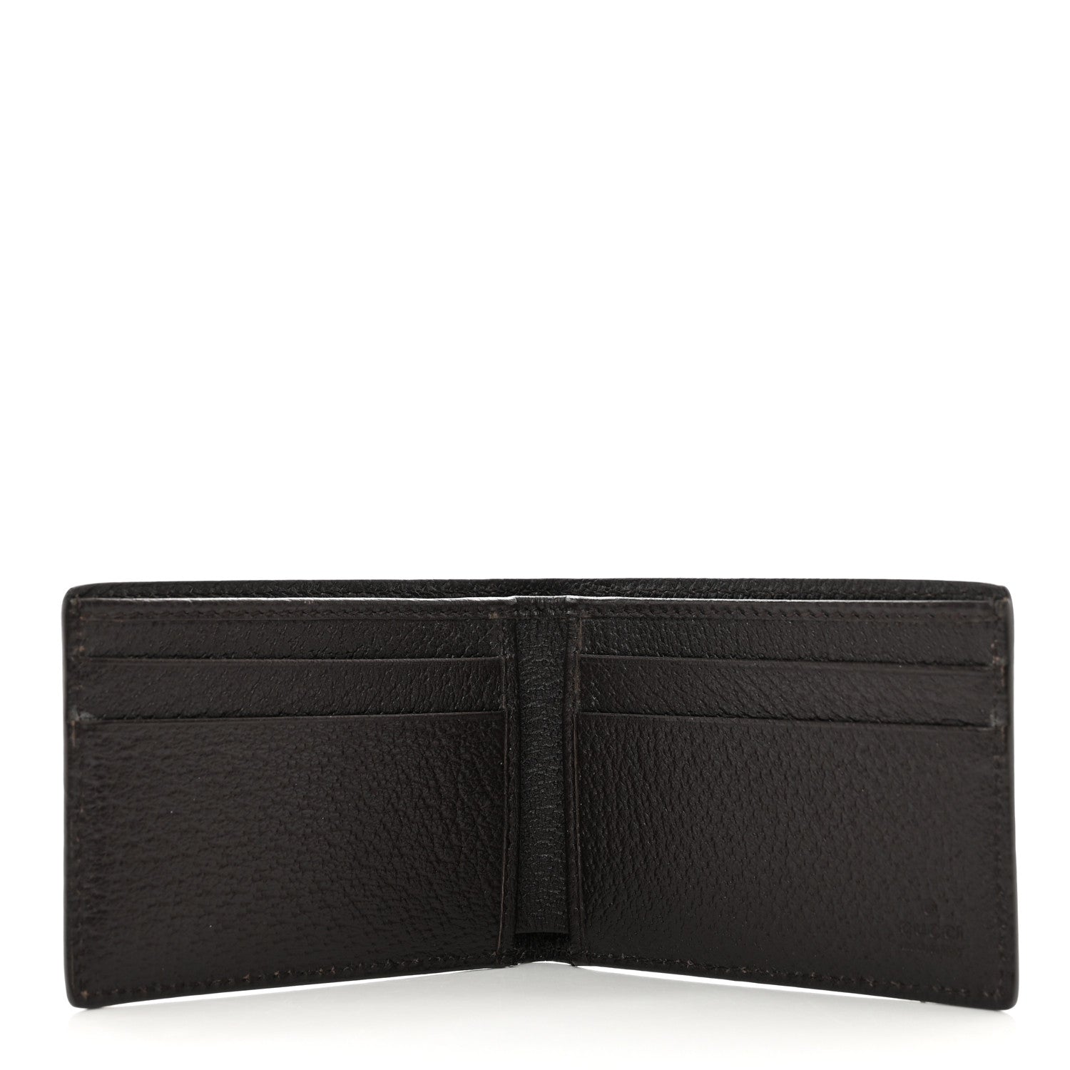 Gucci Calfskin Boar Effect GG Marmont Bi-Fold Wallet Brown 5 of 7