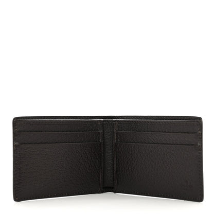 Gucci Calfskin Boar Effect GG Marmont Bi-Fold Wallet Brown 5 of 7