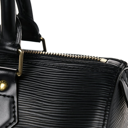 Louis Vuitton Epi Speedy 25 Black 14 of 17