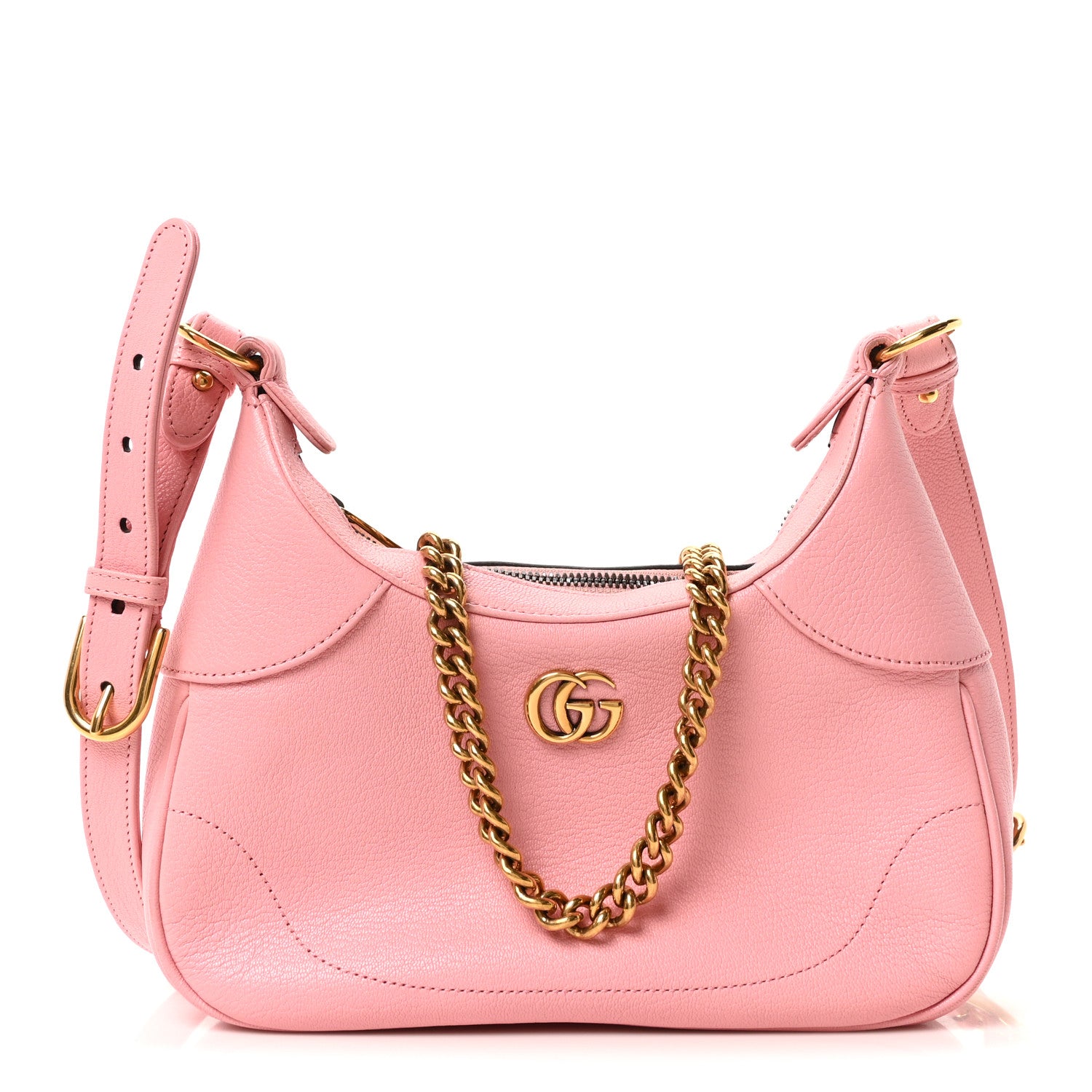 Gucci Goatskin Small Aphrodite Shoulder Bag Wild Rose 1 of 10
