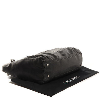 Chanel Glazed Calfskin Large Modern Chain Tote Black 4 of 7