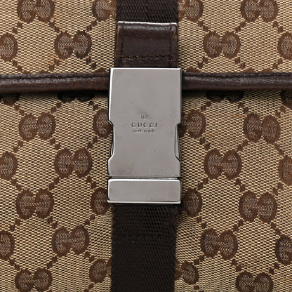 Gucci Monogram Waist Pouch Bag Dark Brown 8 of 16