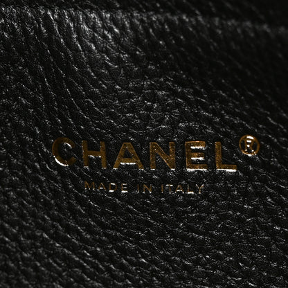 Chanel Grained Calfskin Suede Urban Essentials Shopping Bag Dark Beige Black 6 of 10
