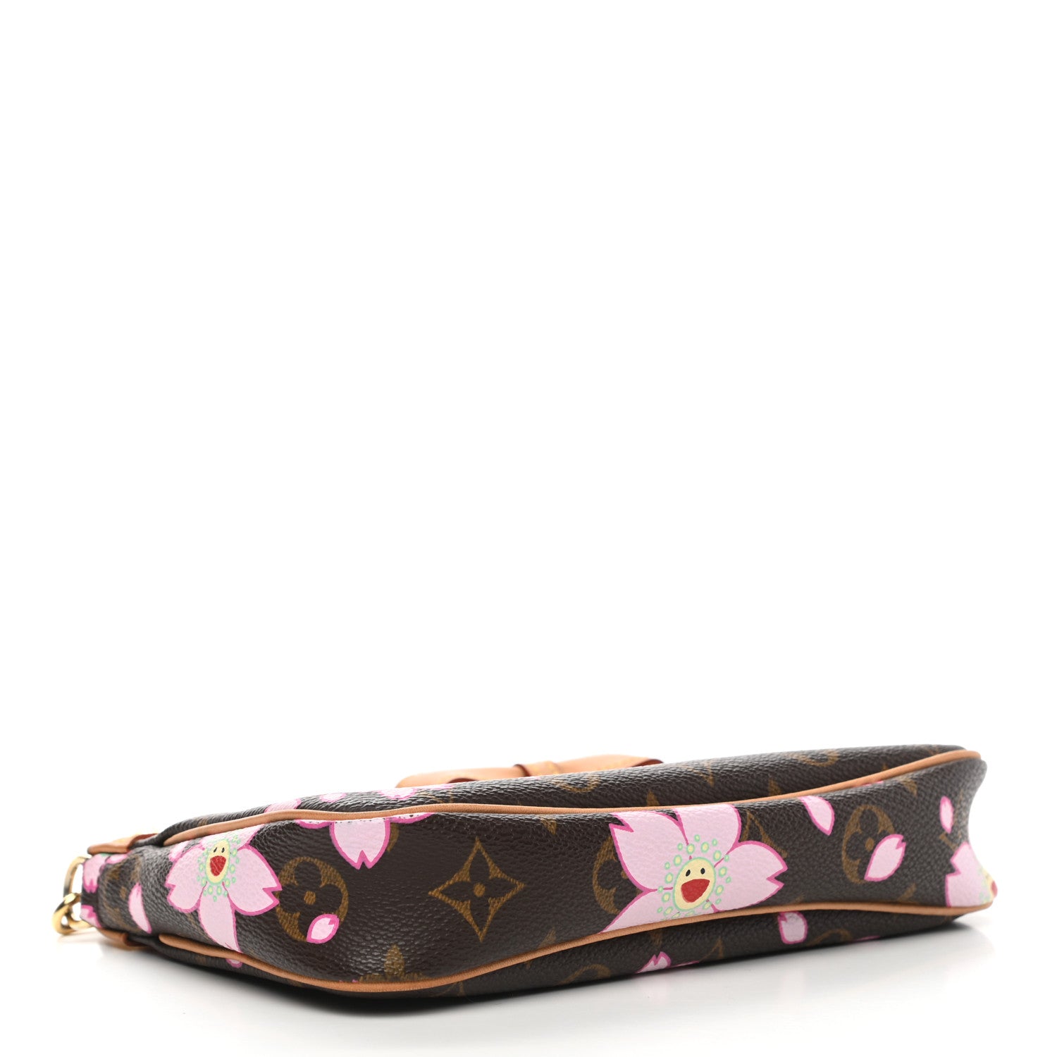 Louis Vuitton Monogram Cherry Blossom Pochette Accessories Brown 4 of 10