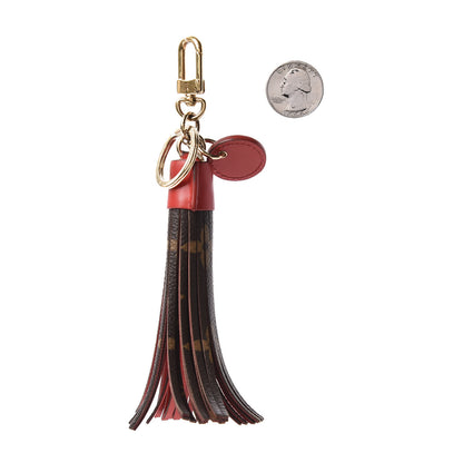 Louis Vuitton Monogram Tassel Bag Charm Red 2 of 3