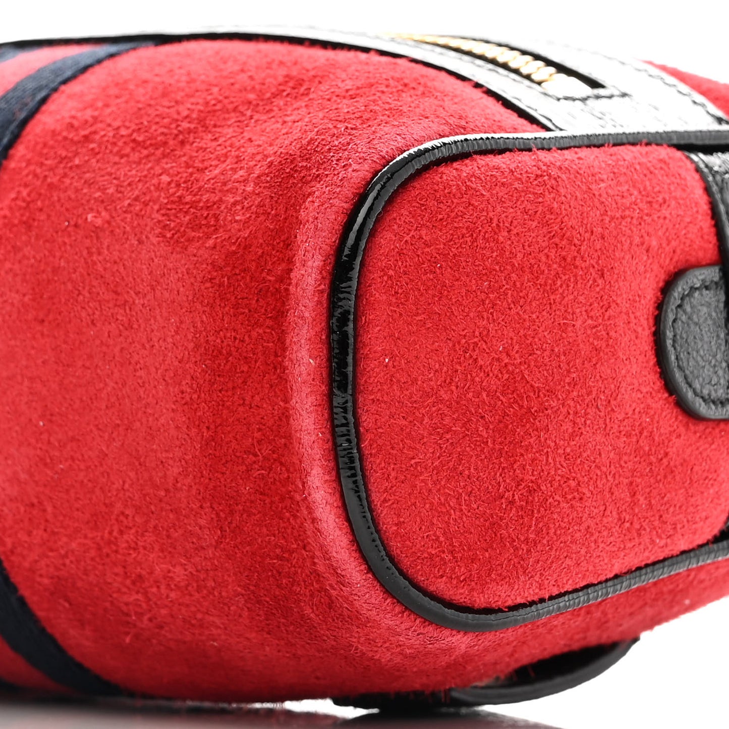 Suede Small Ophidia Belt Bag 85 34 Hibiscus Red