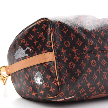 Louis Vuitton Catogram Speedy Bandouliere 30 Marron 8 of 9