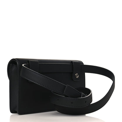 Christian Dior Ultra Matte Calfskin Saddle Belt Bag Black 3 of 9