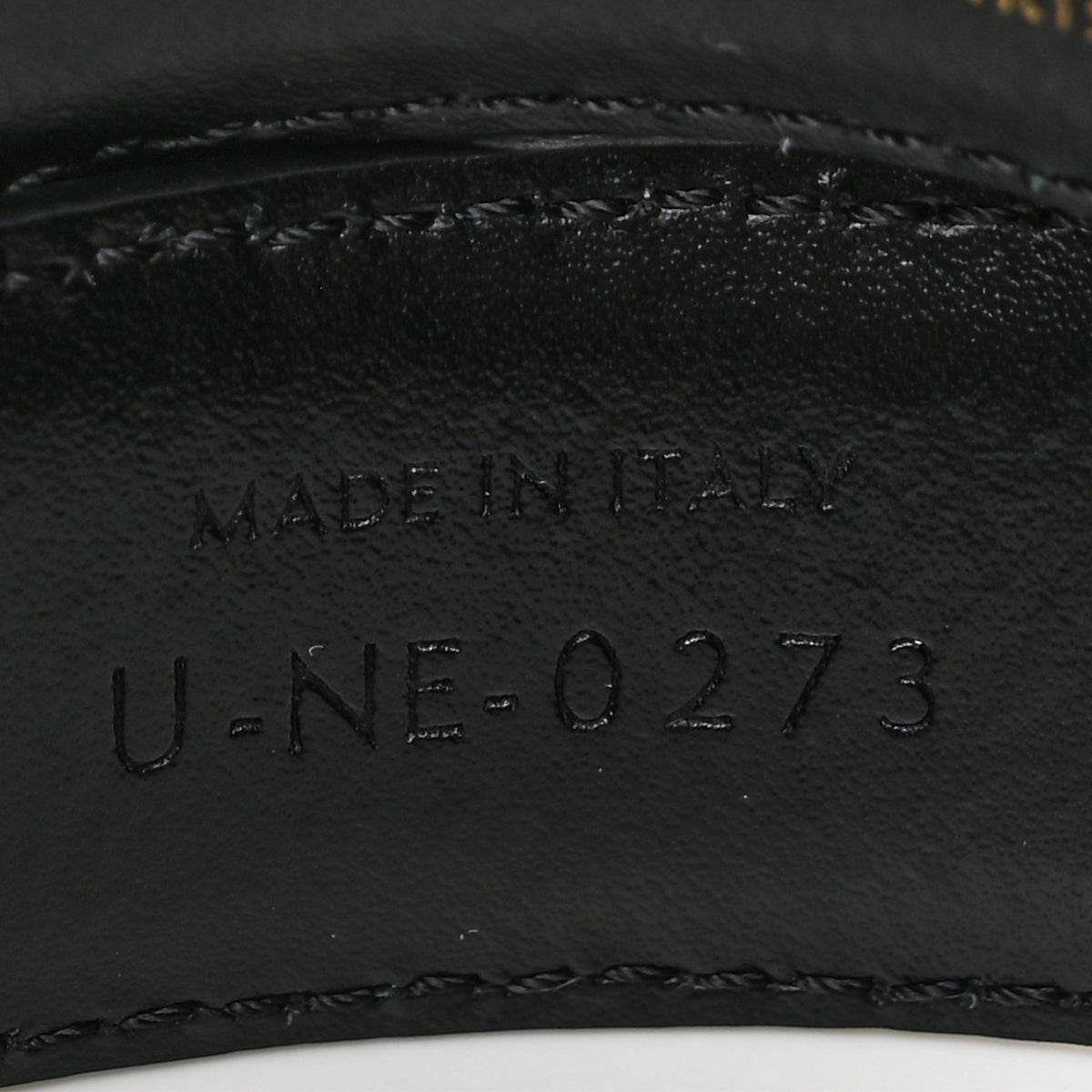 Celine Box Calfskin Medium 25mm Triomphe Belt 70 28 Black 5 of 6