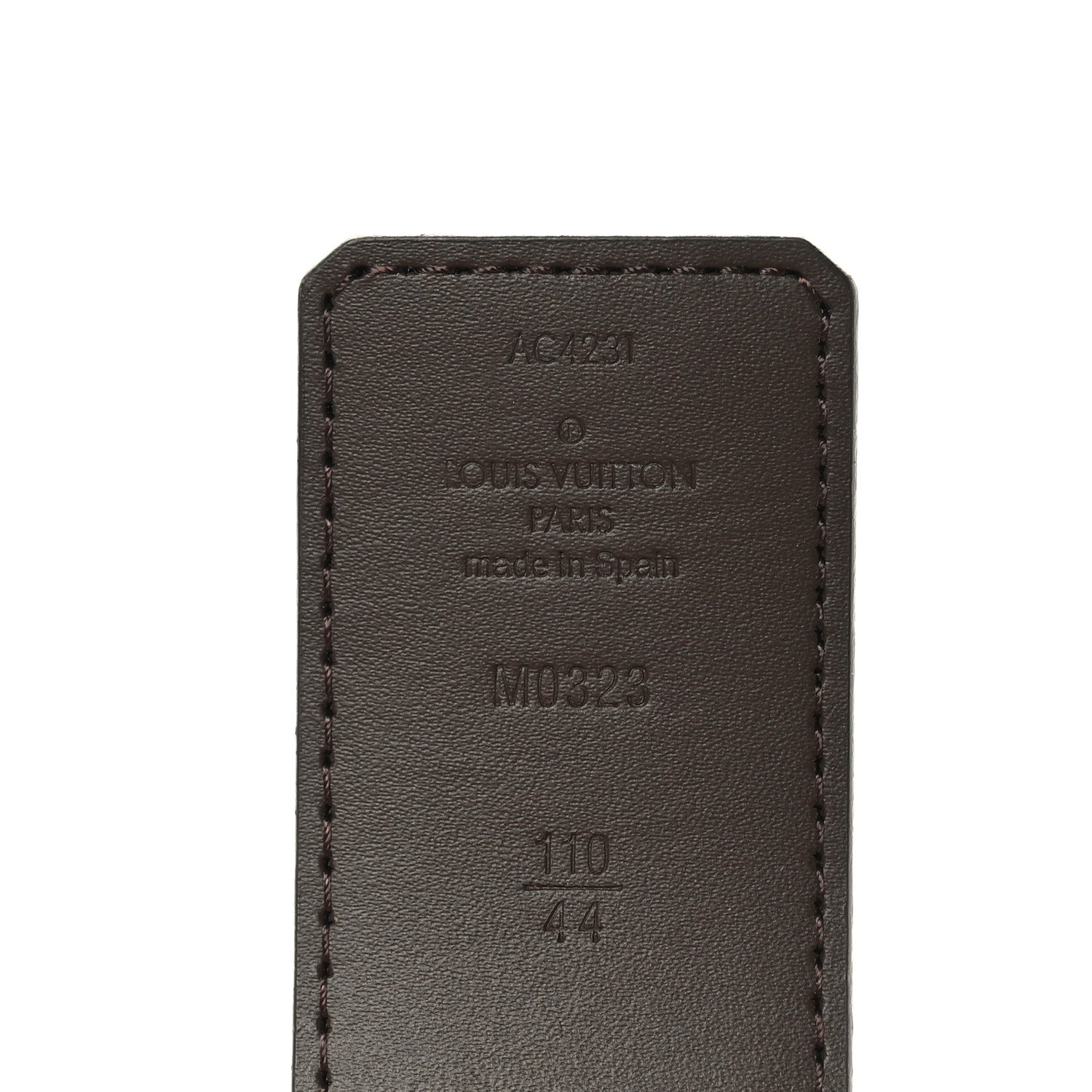 Louis Vuitton Monogram Calfskin 40mm LV Initiales Reversible Belt 110 44 Black 3 of 5