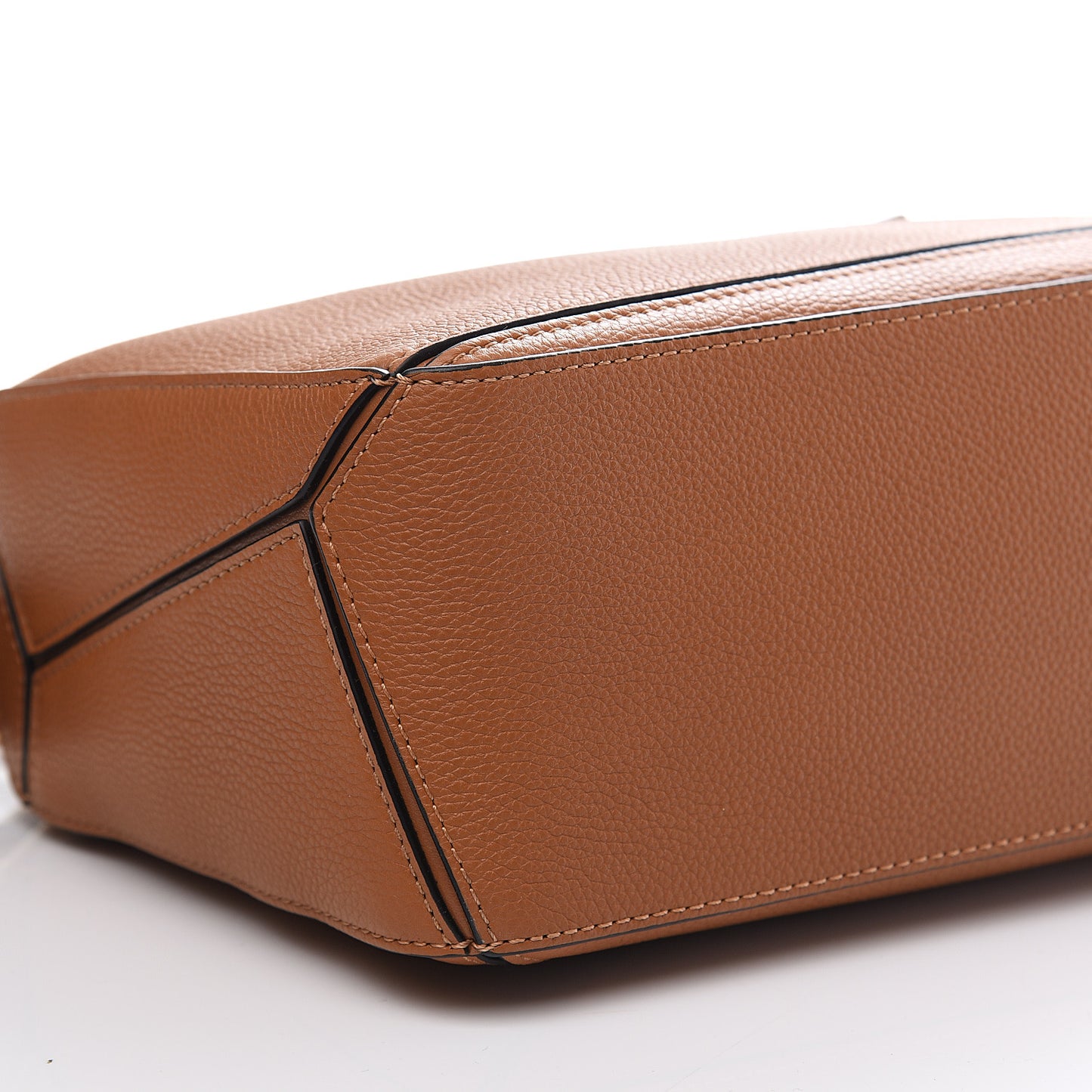 Calfskin Small Puzzle Bag Light Caramel