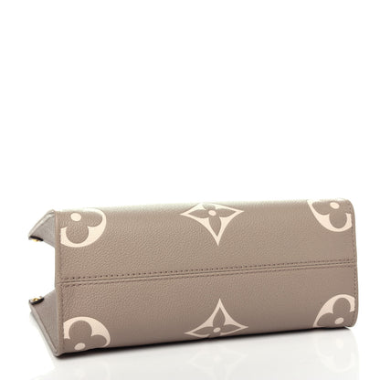 Louis Vuitton Empreinte Monogram Giant Onthego PM Tourterelle Creme 4 of 10