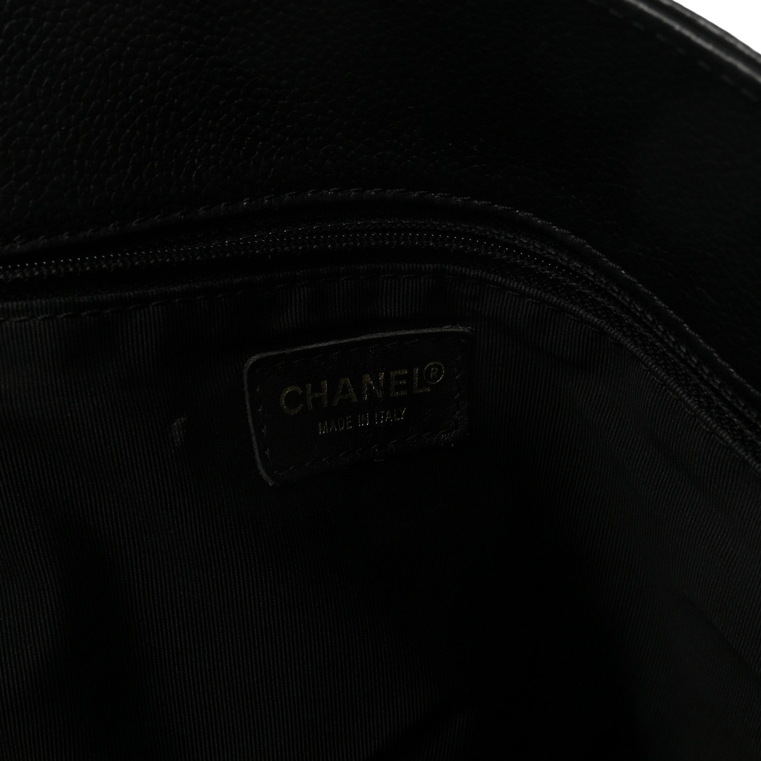 Chanel Calfskin Cerf Executive Shopper Tote Black 7 of 10