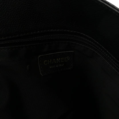 Chanel Calfskin Cerf Executive Shopper Tote Black 7 of 10