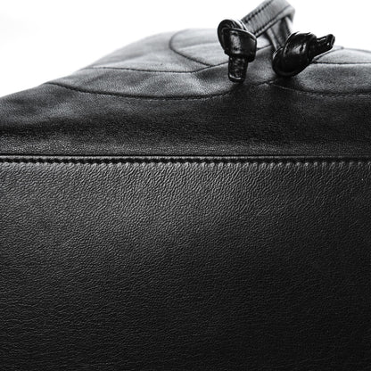 Chanel Lambskin CC Drawstring Shoulder Bag Black 8 of 11