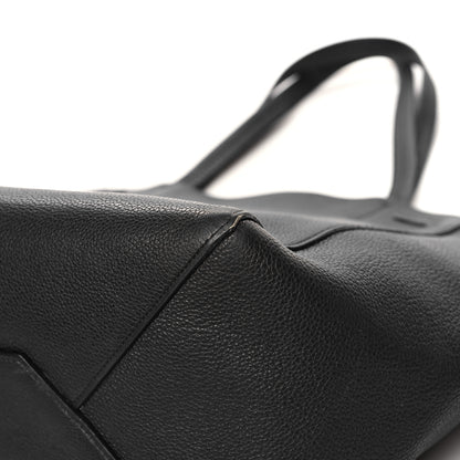 Celine Soft Grained Calfskin Small Belt Cabas Phantom Black 12 of 12