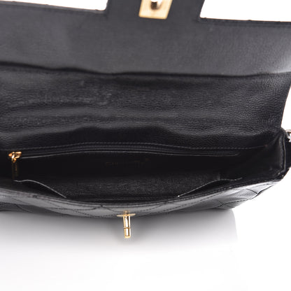 Chanel Caviar Quilted Medium Single Flap Black 5 of 11
