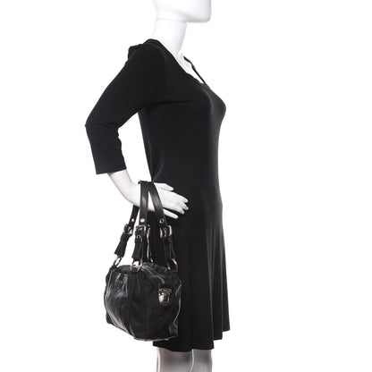Prada Tessuto Nylon Tape Shoulder Bag Black 2 of 10
