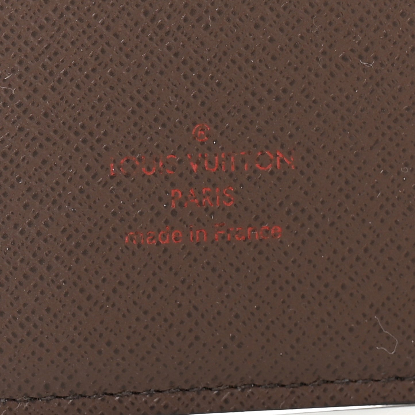 Damier Ebene Large Ring Agenda Cover