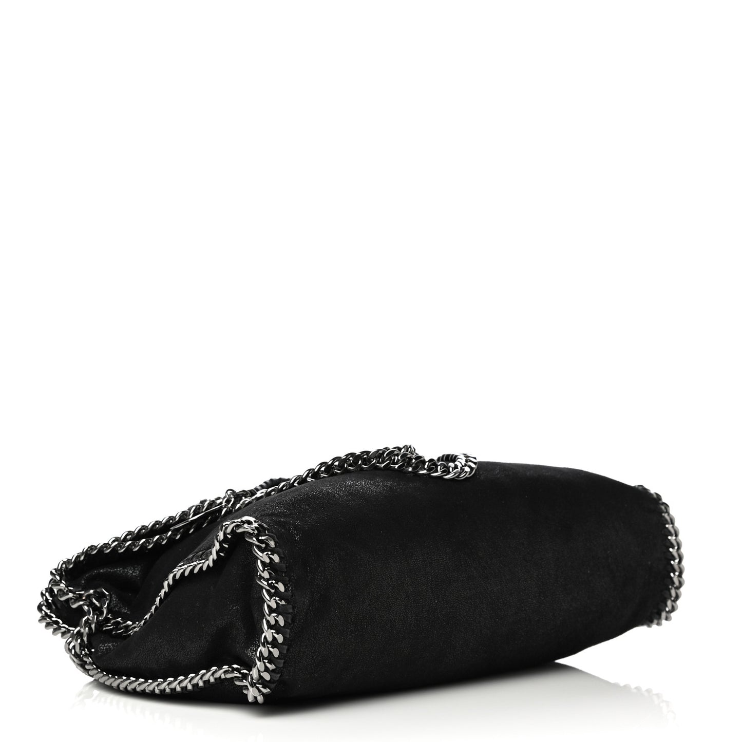 Shaggy Deer Falabella Fold Over Tote Black