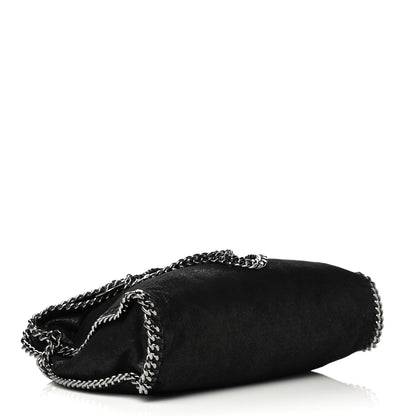 Stella McCartney Shaggy Deer Falabella Fold Over Tote Black 4 of 11