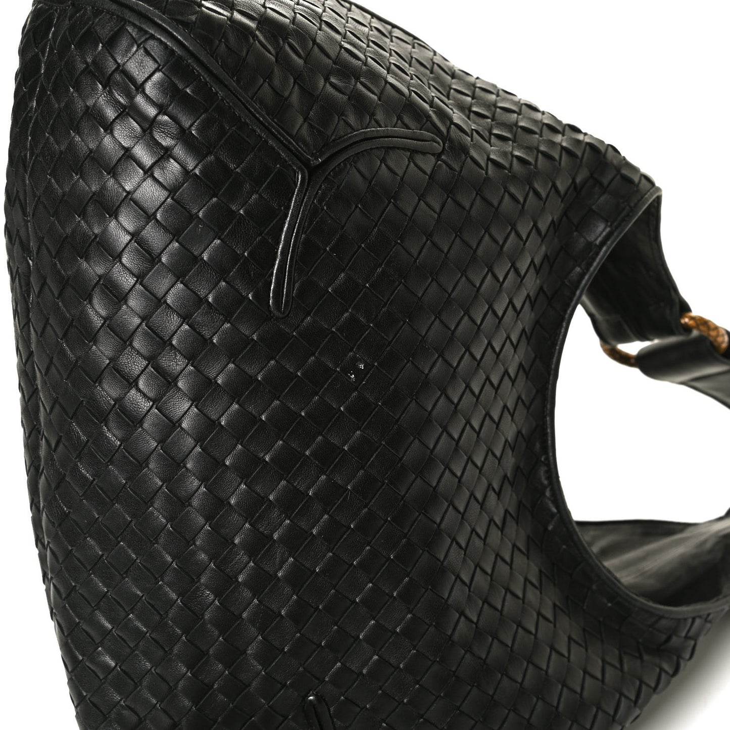 Nappa Intrecciato New Ball Hobo Black