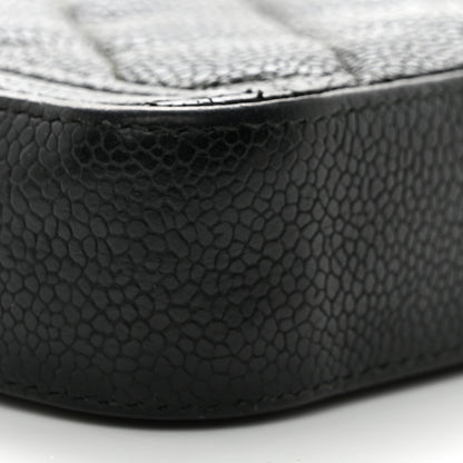 Chanel Caviar Quilted Small Boy Clutch With Chain Black 12 of 15