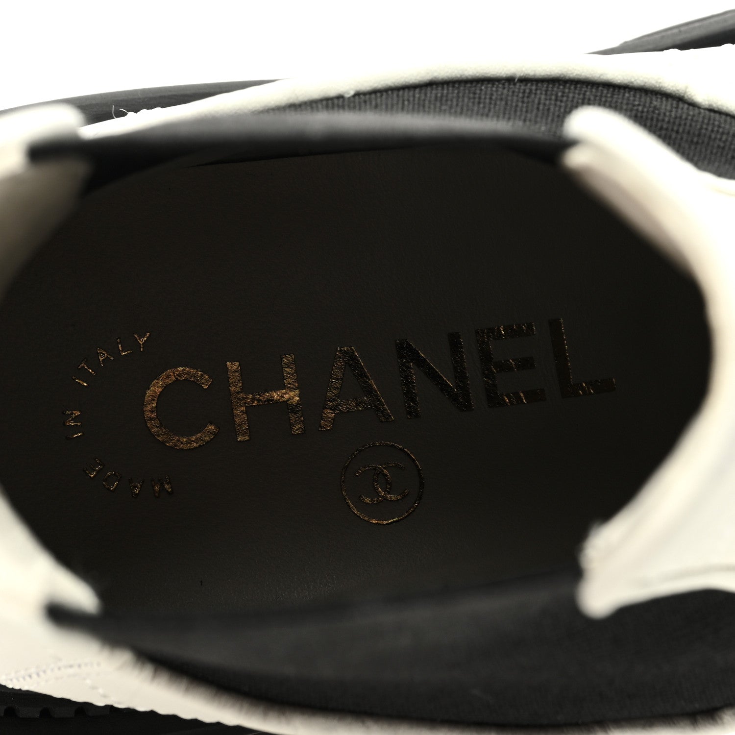 Chanel Calfskin Patent Cap Toe Quilted Short Boots 36 White Black 7 of 9