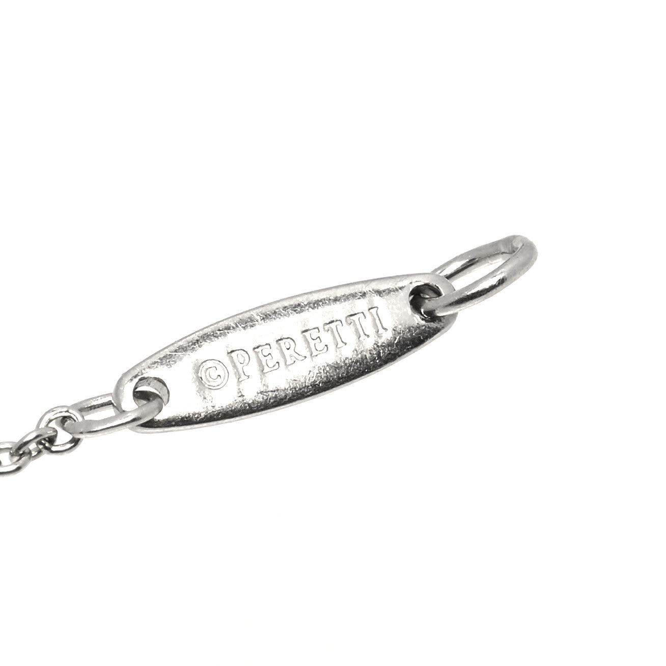 Tiffany Platinum Diamond .40ctw Elsa Peretti Diamonds by the Yard Station Bracelet 4 of 5