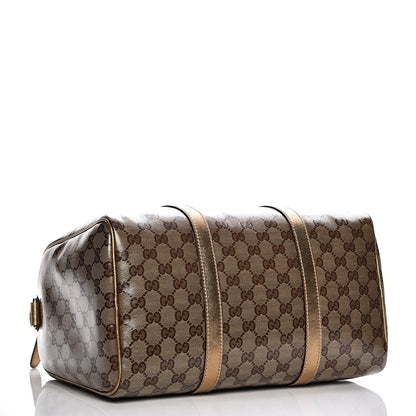 Gucci Crystal Monogram Medium Joy Boston Bronze 4 of 9