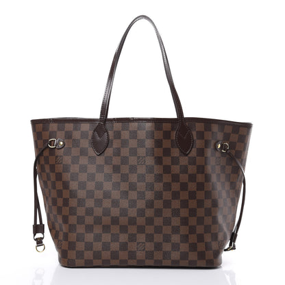 Louis Vuitton Damier Ebene Neo Neverfull MM Rose Ballerine 3 of 13