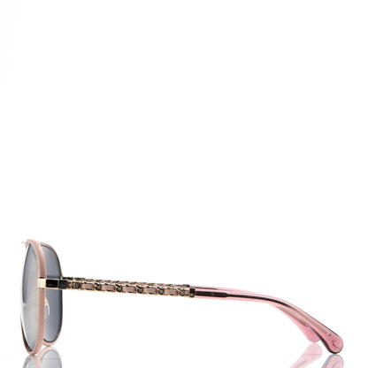 Chanel Pilot Winter Sunglasses 4219 Light Pink 2 of 9